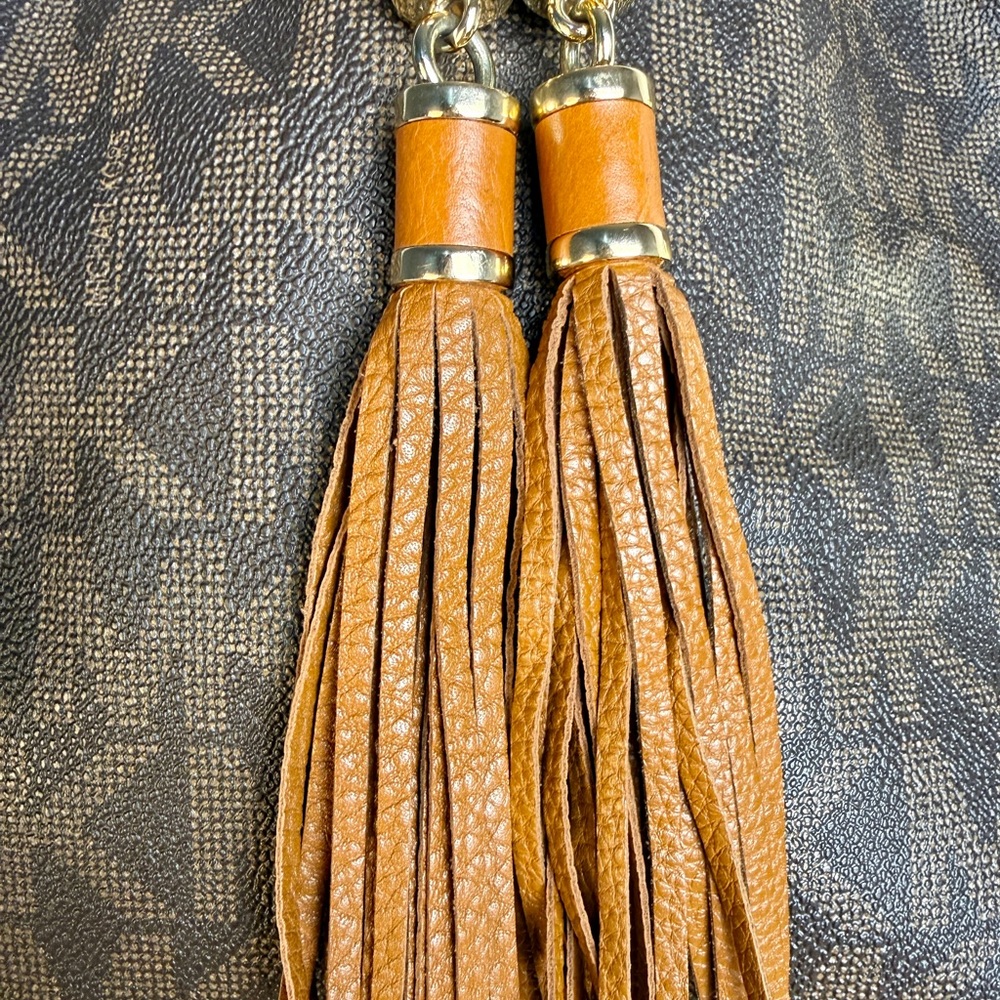 Michael Kors Brown and Tan Shoulder Bag - Picture 5 of 9